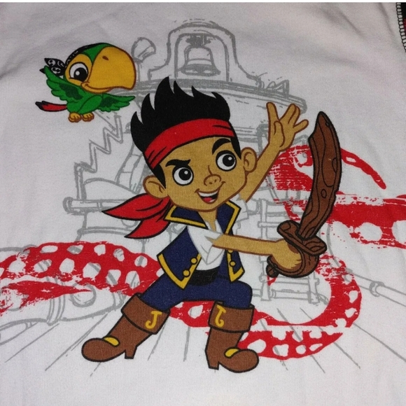 Disney Store Jake and the Neverland Pirates 2pc Size 5 snug fit pajama set - Picture 3 of 6